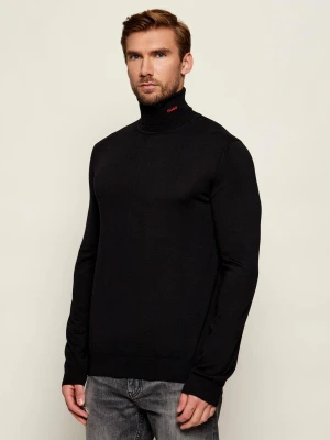 HUGO Wełniany golf San Thomas-M | Regular Fit