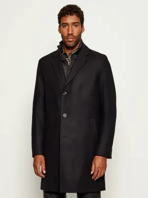 HUGO Wełniany płaszcz Milogan2541