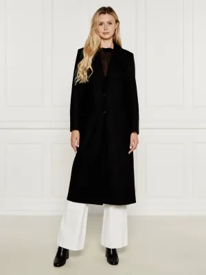 HUGO Wełniany płaszcz Mojeni