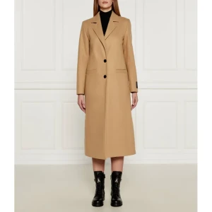 HUGO Wełniany płaszcz Mojeni