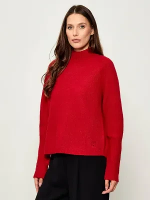 HUGO Wełniany półgolf Surpio | Relaxed fit