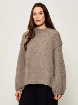 HUGO Wełniany sweter Sagarro | Oversize fit