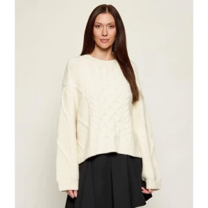 HUGO Wełniany sweter Saicos | Oversize fit