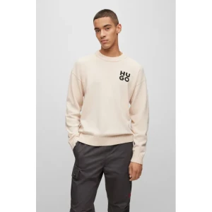 HUGO Wełniany sweter San Cassio-L | Regular Fit
