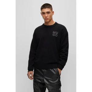 HUGO Wełniany sweter San Cassio-L | Regular Fit