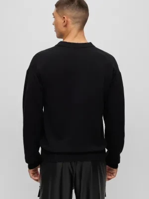 HUGO Wełniany sweter San Cassio-L | Regular Fit