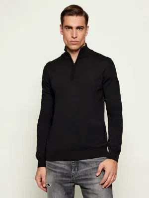 HUGO Wełniany sweter San Quirin-M | Regular Fit