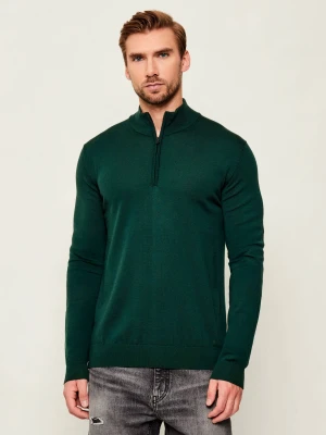 HUGO Wełniany sweter San Quirin-M | Regular Fit