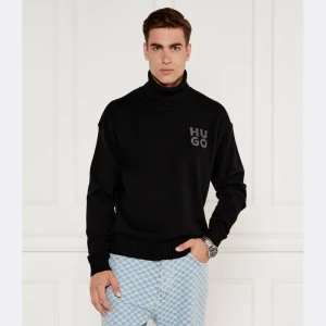 HUGO Wełniany sweter San Toby-L | Relaxed fit