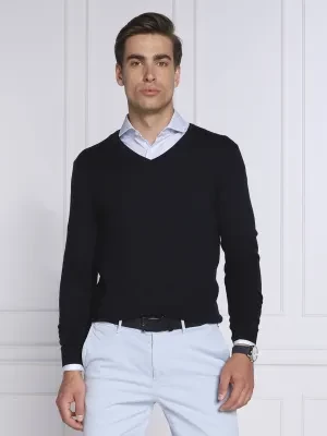 HUGO Wełniany sweter San Vredo-M | Slim Fit