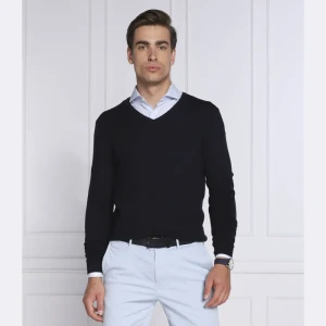HUGO Wełniany sweter San Vredo-M | Slim Fit
