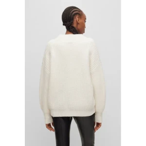 HUGO Wełniany sweter Sesamia | Oversize fit