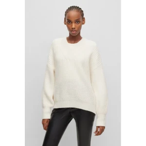 HUGO Wełniany sweter Sesamia | Oversize fit