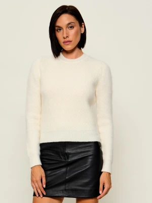 HUGO Wełniany sweter Shomero | Regular Fit ecru