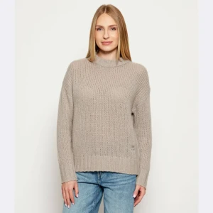 HUGO Wełniany sweter Sloossy | Oversize fit