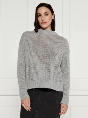 HUGO Wełniany sweter Sloossy | Oversize fit