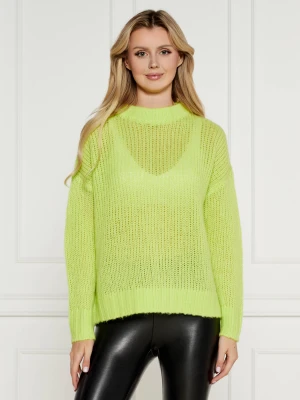 HUGO Wełniany sweter Sloossy | Oversize fit