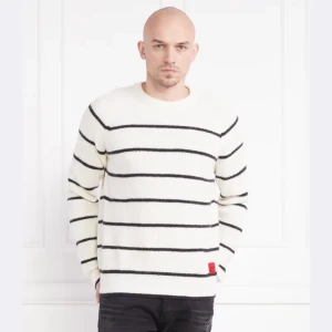 HUGO Wełniany Sweter Stom | Regular Fit |