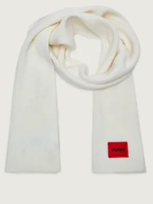 HUGO Wełniany szal Zaff 6