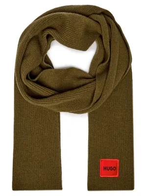 HUGO Wełniany szal Zaff 6
