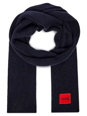 HUGO Wełniany szal Zaff 6