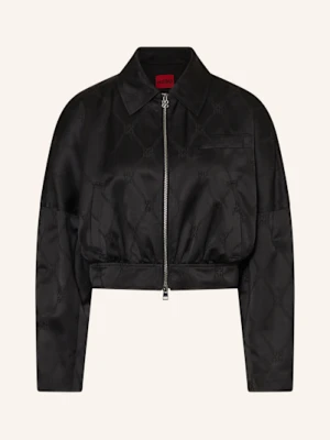 Hugo Żakiet Pudełkowy Aleria Z Satyny blau