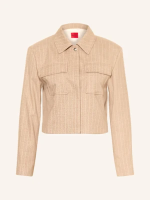 Hugo Żakiet Pudełkowy Alero beige