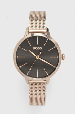 BOSS zegarek 1502613 damski kolor różowy