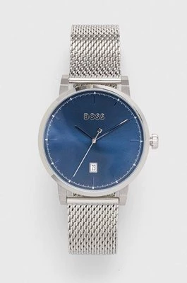 BOSS zegarek 1513809 męski kolor srebrny