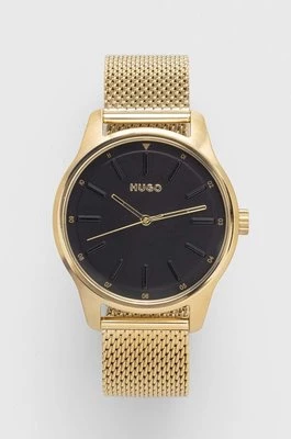 HUGO zegarek 1530138 męski kolor złoty