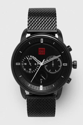 Hugo zegarek 1530260 męski kolor czarny