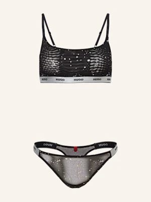 Hugo Zestaw Stars: Gorset I Stringi schwarz