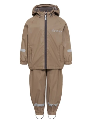 HULABALU 2-częściowy zestaw przeciwdeszczowy "Pixy" w kolorze jasnobrązowym rozmiar: 116