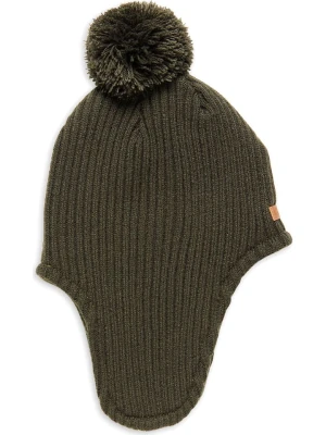 HULABALU Czapka "Pom Pom" w kolorze khaki rozmiar: onesize