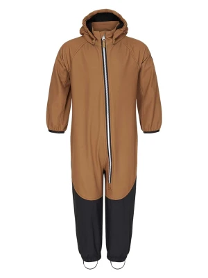 HULABALU Kombinezon softshellowy "Secret" w kolorze jasnobrązowym rozmiar: 116