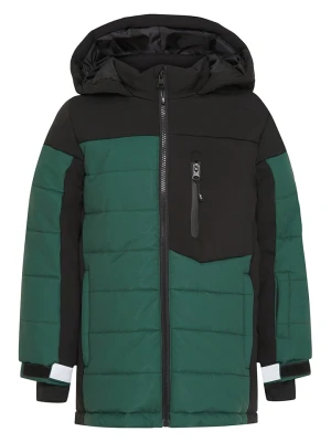 Zdjęcie produktu HULABALU Kurtka pikowana "Adin" w kolorze zielonym rozmiar: 98/104
