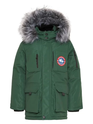 HULABALU Parka zimowa "Nordic" w kolorze zielonym rozmiar: 146/152