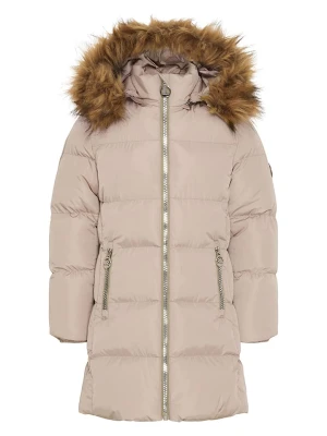 HULABALU Parka zimowa "Queens" w kolorze jasnobrązowym rozmiar: 134/140