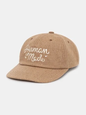 Human Made czapka z dodatkiem wełny 6PANEL WOOL kolor beżowy HM30GD052
