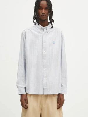Human Made koszula bawełniana Striped Bd Shirt męska kolor niebieski relaxed z kołnierzykiem button-down HM29SH011