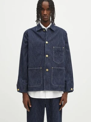 Human Made kurtka jeansowa Wabash Coverall Jacket kolor niebieski przejściowa HM29JK006