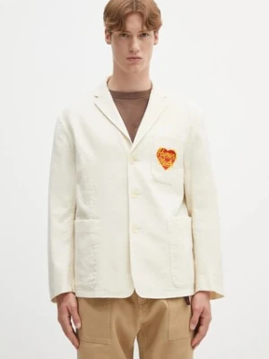 Human Made marynarka wełniana Wool Blend Blazer męska kolor beżowy HM29JK022