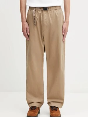 Human Made spodnie bawełniane WOVEN PANTS męskie kolor beżowy proste HM30PT012