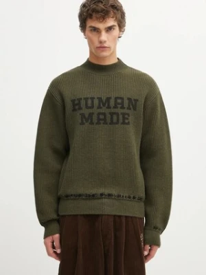 Human Made sweter wełniany MOC NECK
