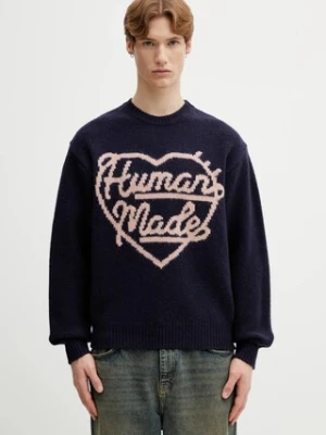 Human Made sweter z dodatkiem wełny KNITTED SWEATER