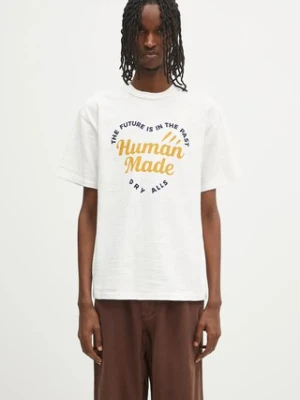 Human Made t-shirt bawełniany Graphic T-Shirt męski kolor biały z nadrukiem HM29TE011