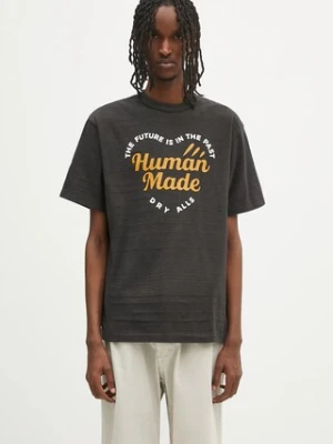 Human Made t-shirt bawełniany Graphic T-Shirt męski kolor czarny z nadrukiem HM29TE011
