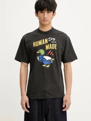 Human Made t-shirt bawełniany męski kolor czarny z nadrukiem HM29TE006