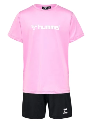 Hummel 2-częściowy zestaw "Plag" w kolorze czarno-różowym rozmiar: 152