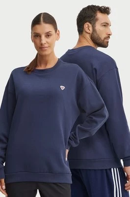 Hummel bluza Loose kolor granatowy gładka